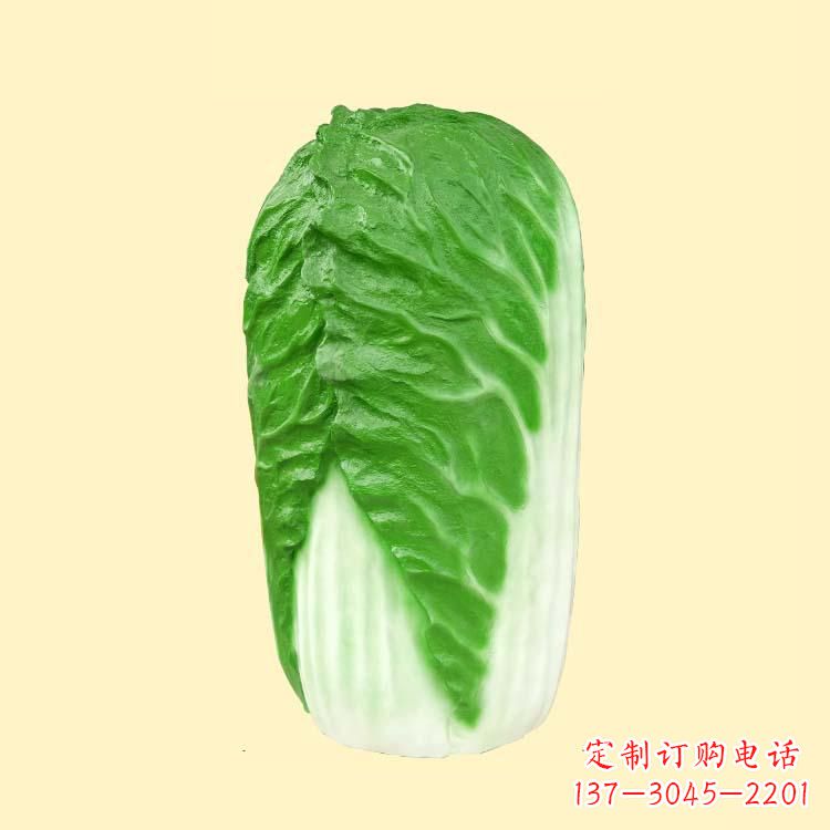 江苏玻璃钢大白菜雕塑