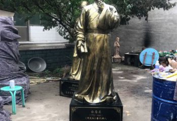 江苏白居易仿铜雕像经典中国古代诗人的艺术再现