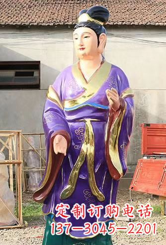 江苏玻璃钢宗教庙宇彩绘八仙神像