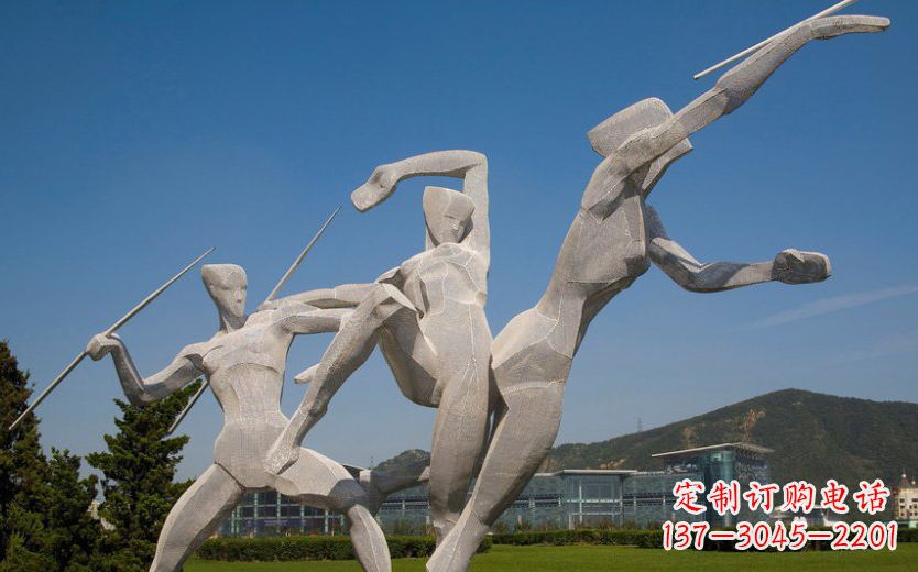 江苏不锈钢标枪雕塑一种新型的艺术形式