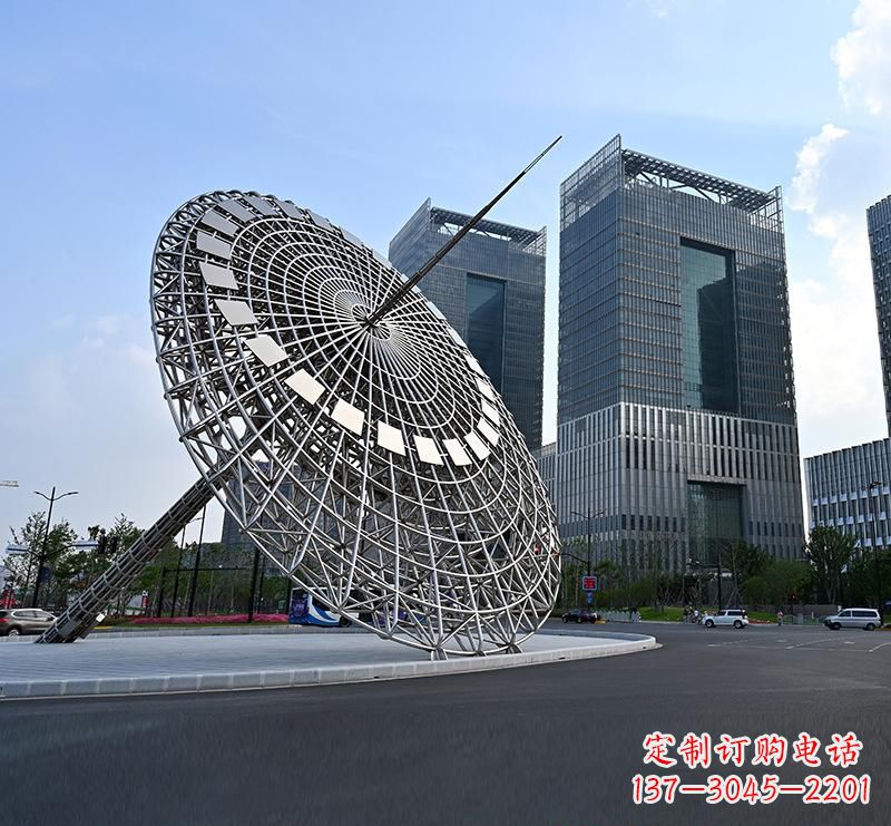 江苏不锈钢城市璀璨的摩天轮雕塑