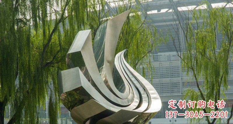 江苏不锈钢凤凰雕塑美丽的象征