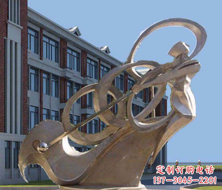 江苏不锈钢制作的高尔夫球人物雕塑