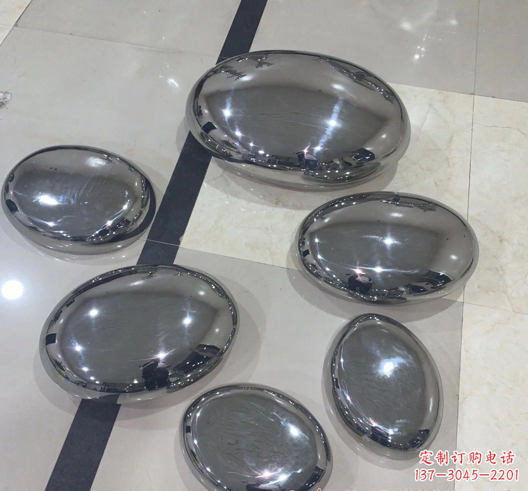 江苏不锈钢鹅卵石雕塑精美的艺术瑰宝