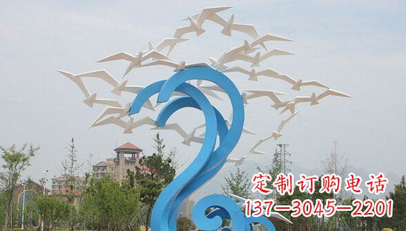 江苏鸽子雕塑不锈钢的象征