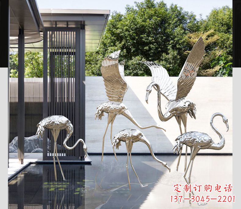 江苏不锈钢火烈鸟雕塑雕刻艺术的精粹