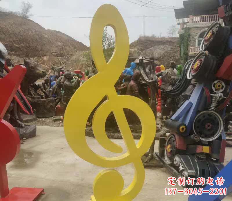 江苏不锈钢音符雕塑美丽而持久的艺术