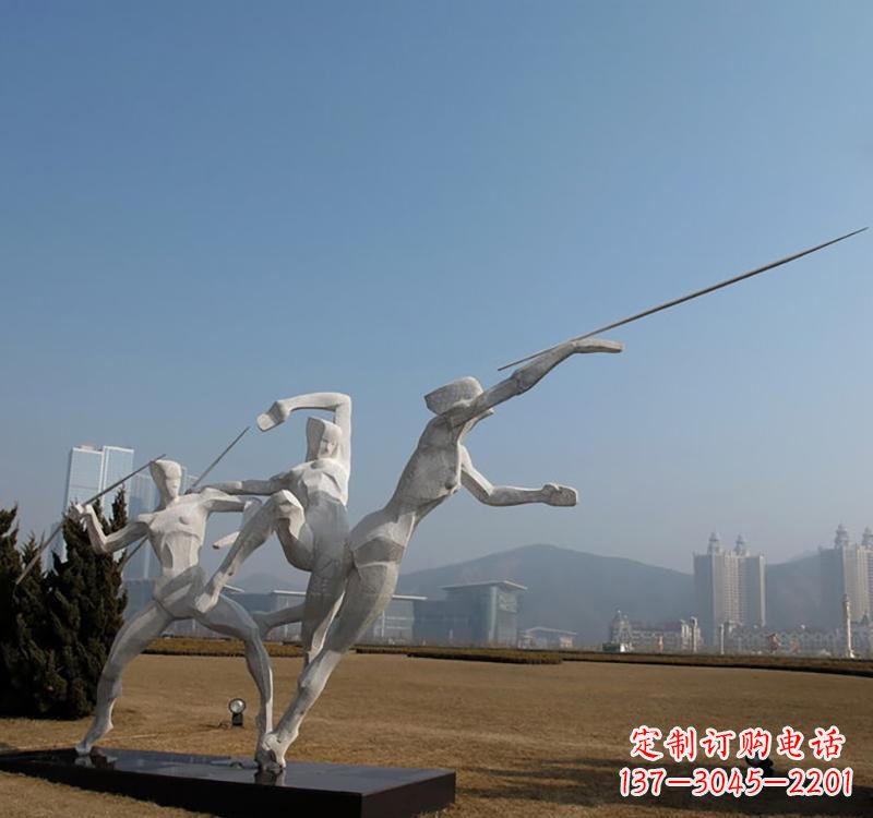 江苏不锈钢标枪雕塑