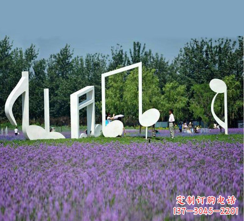 江苏不锈钢音符雕塑222