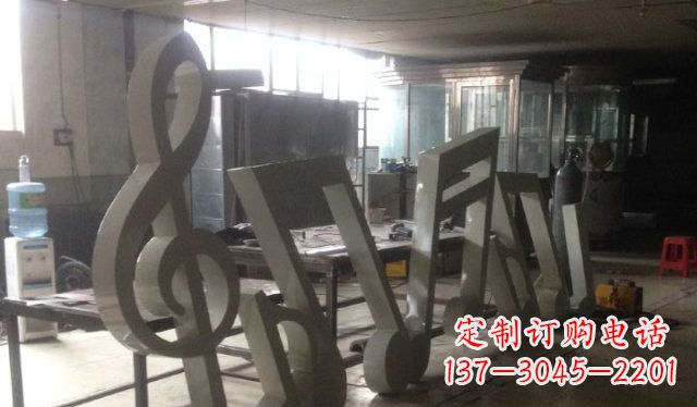 江苏不锈钢音符广场雕塑