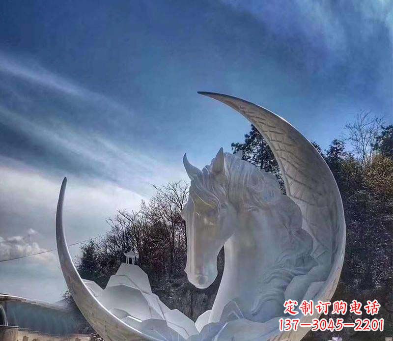 江苏不锈钢月亮雕塑一种独特的艺术品
