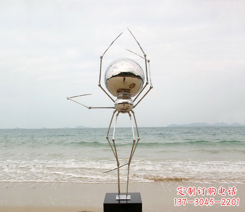 江苏不锈钢蜘蛛雕塑