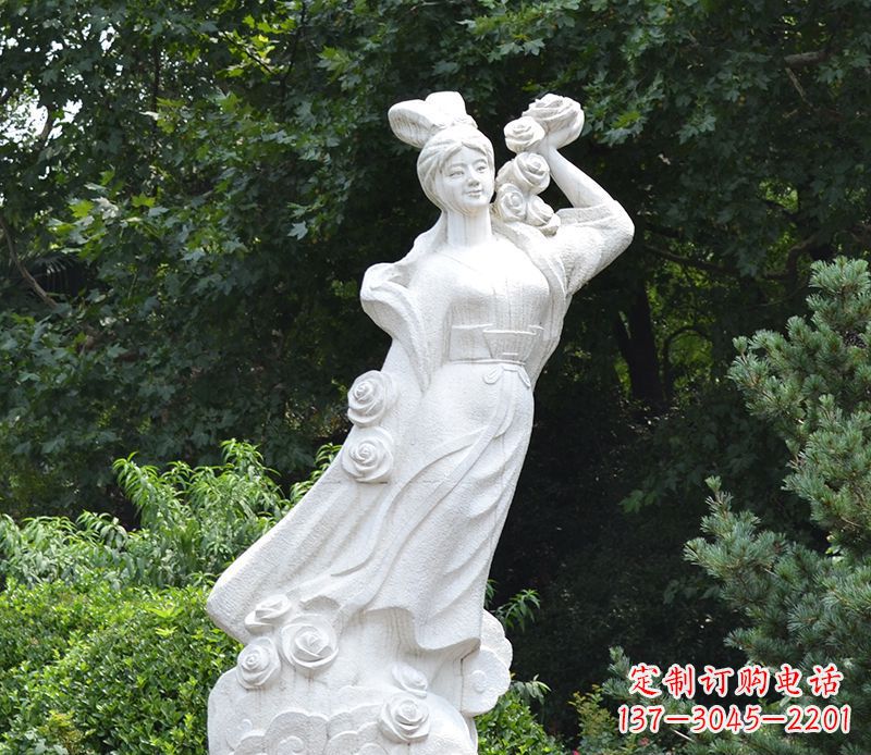 江苏嫦娥奔月石雕绝美之作