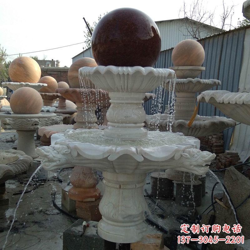 江苏大理石风水球雕塑传统文化的艺术精髓
