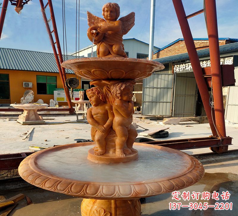 江苏大理石风水球雕塑传承古老文化