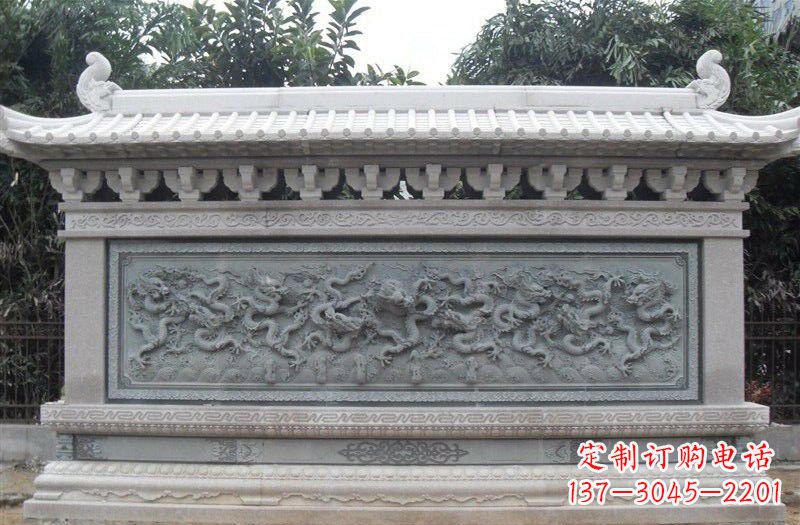 江苏大理石九龙壁