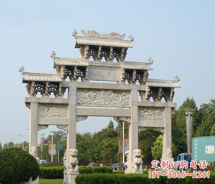 江苏大理石牌坊雕塑——精致纯粹、卓越优雅