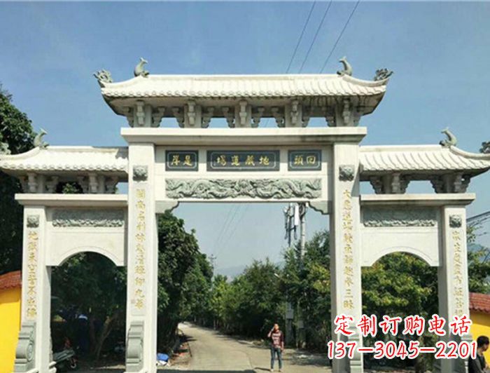 江苏大理石牌坊雕塑