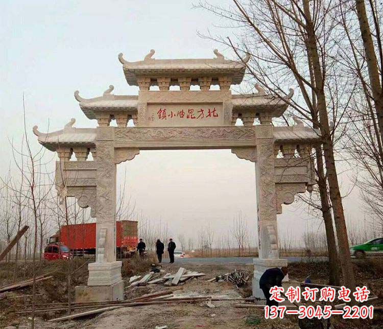 江苏大理石牌坊石雕