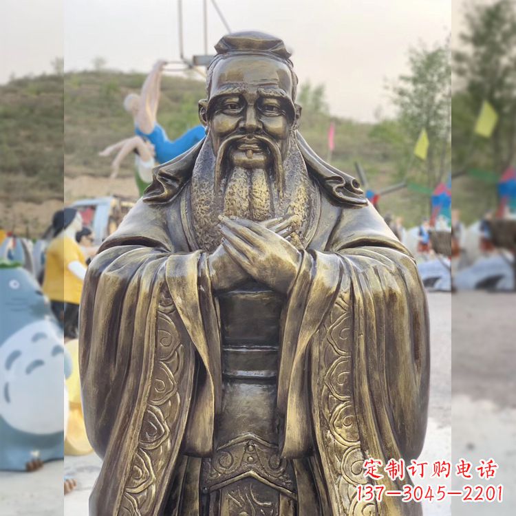 江苏中领雕塑贵族——伟大的孔子雕塑