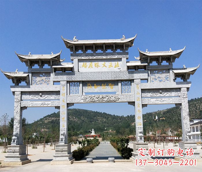 江苏特色牌坊石雕