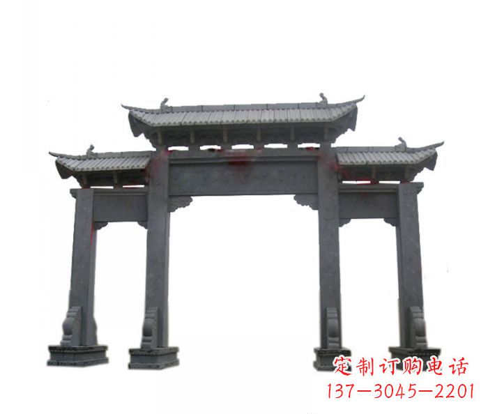 江苏精美仿古牌坊石雕