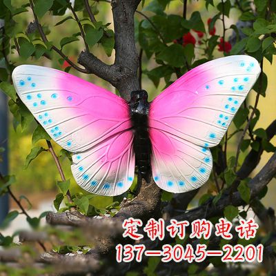 江苏粉红蝴蝶塑像——引领你的精灵之旅