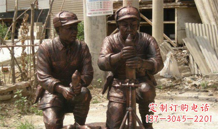江苏英勇勇士铜雕