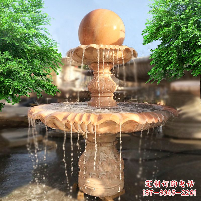 江苏精致别致的风水球雕塑