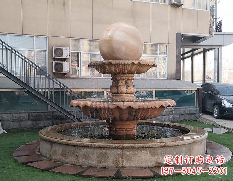 江苏独特的风水球石雕
