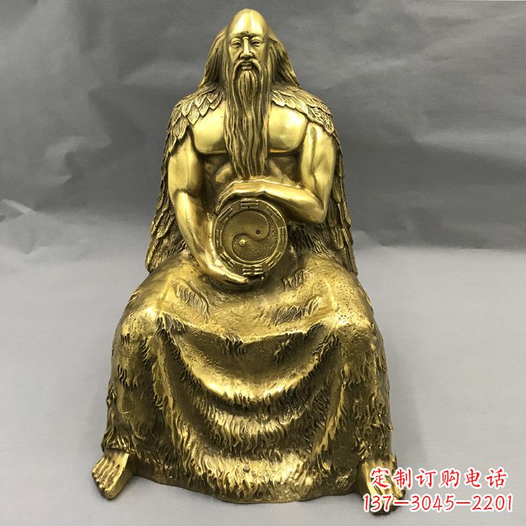 江苏伏羲·神话传说铜雕塑