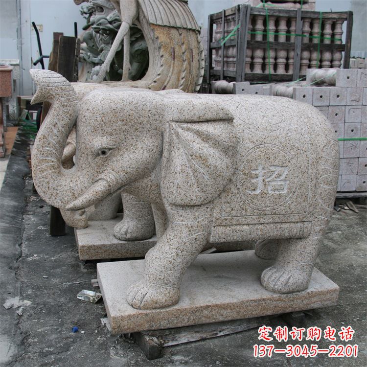 江苏唯美大象雕塑