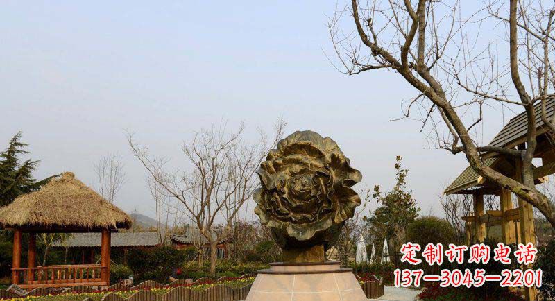 江苏公园大白菜景观铜雕