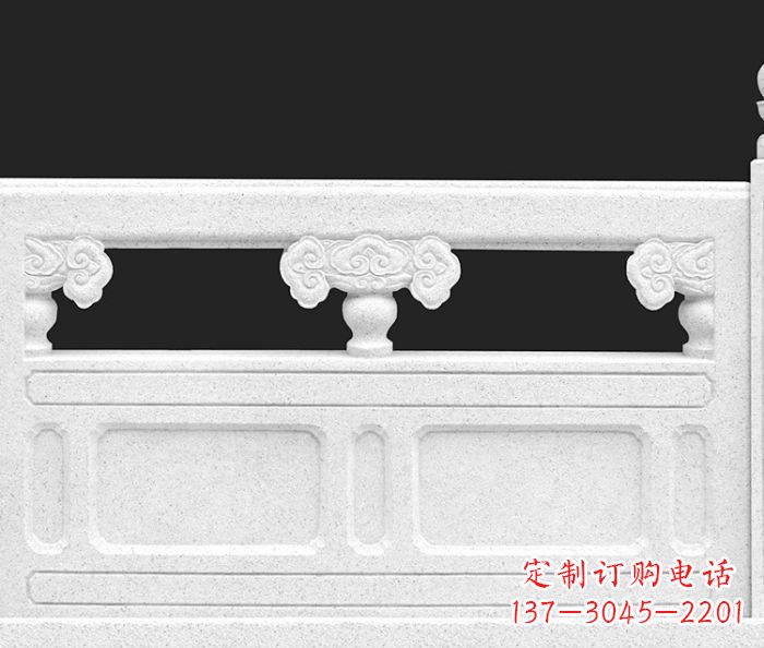 江苏汉白玉石栏板雕塑