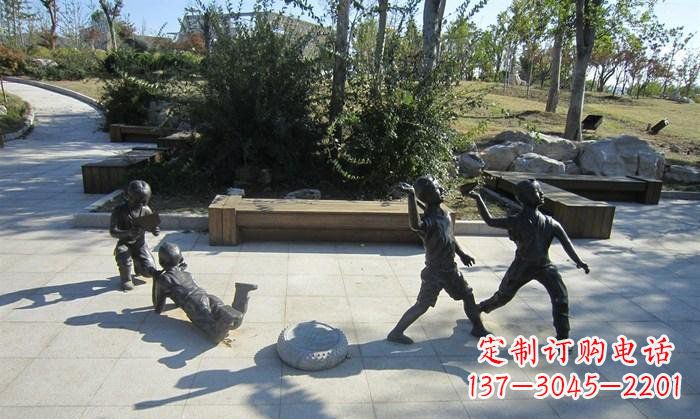 江苏精美铜制儿童雕塑
