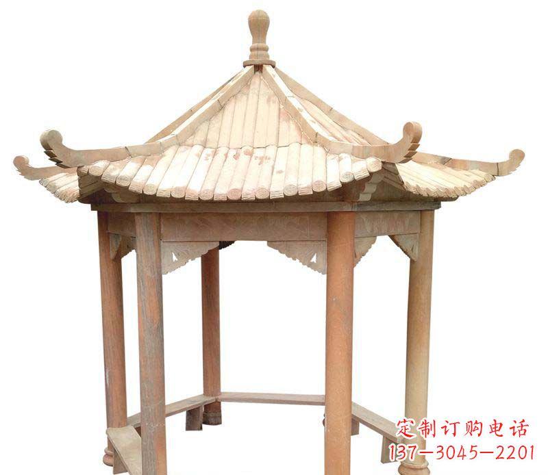 江苏精美六角凉亭雕塑