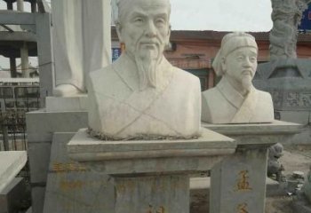 江苏高级定制古代名人祖冲之头像雕塑