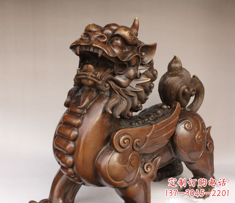 江苏古代神兽貔貅铜雕