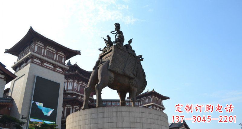 江苏古典经典,丝绸柔情骆驼雕塑