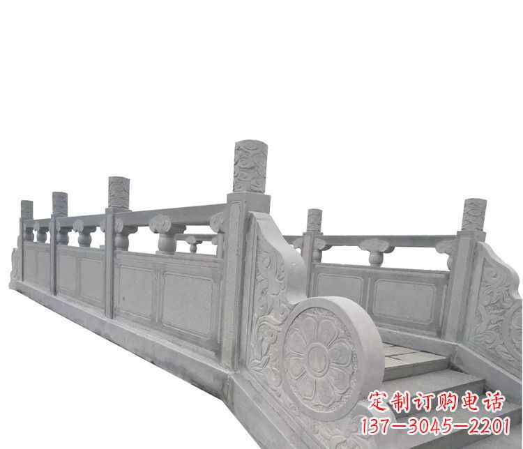 江苏中领雕塑精美的大理石栏板石雕