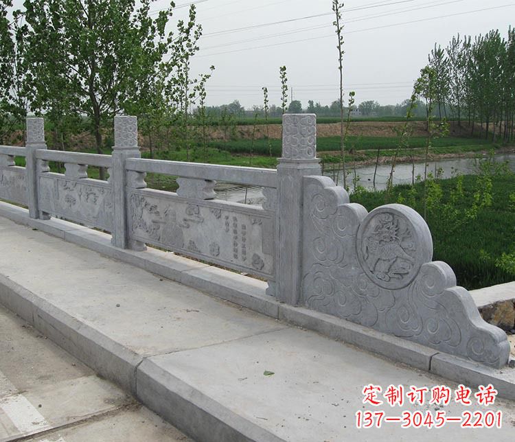 江苏景区大理石栏板石雕 (9)