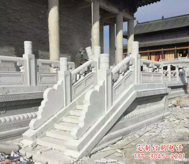 江苏大理石栏板石雕,精美绝伦,让建筑锦上添花