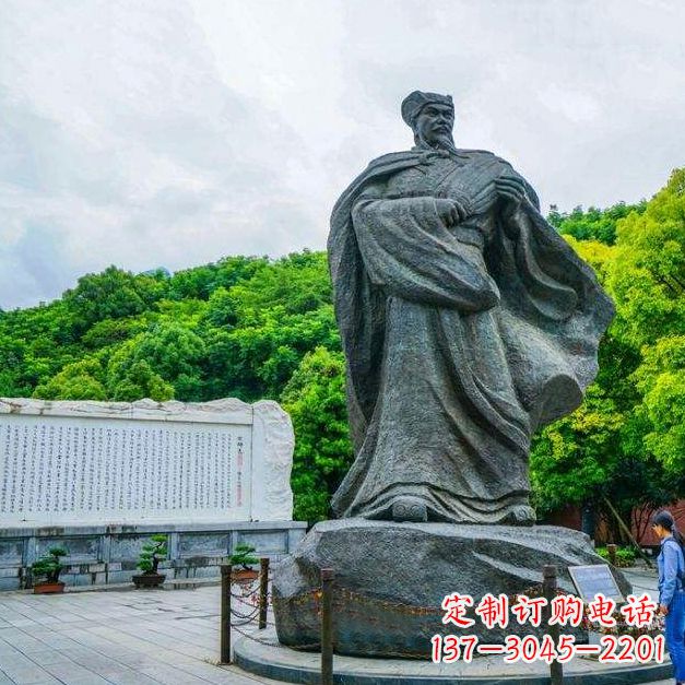 江苏汇聚历史荣光——中领雕塑诸葛亮雕塑