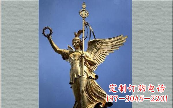 江苏优雅的胜利女神铜雕