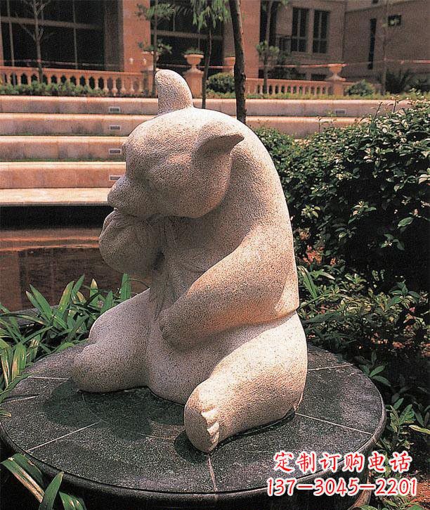 江苏石雕熊猫