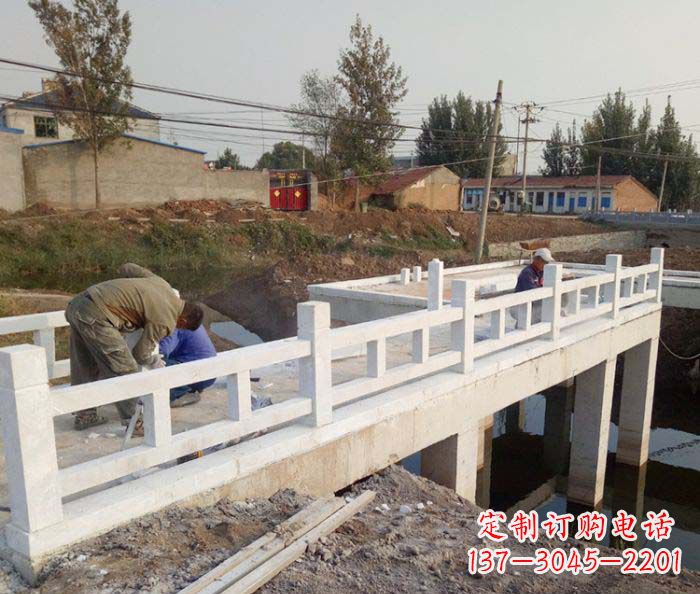 江苏寺庙景观汉白玉栏板石雕