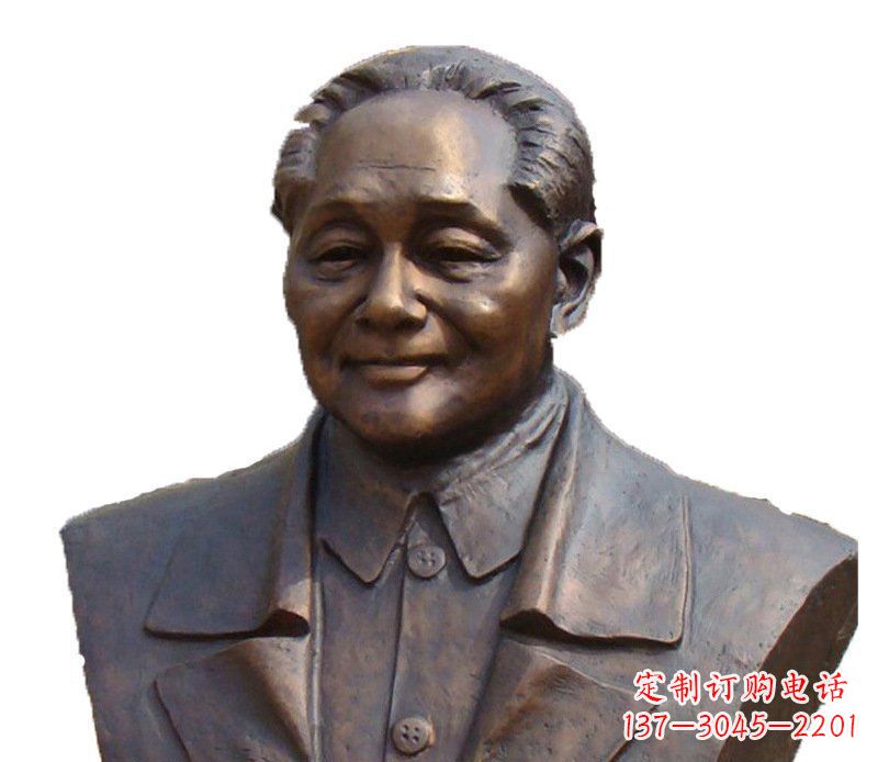 江苏铜雕广场纪念伟人邓小平雕塑