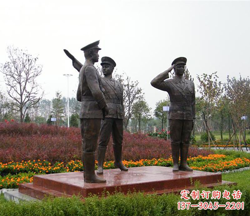 江苏铜雕警察铜雕