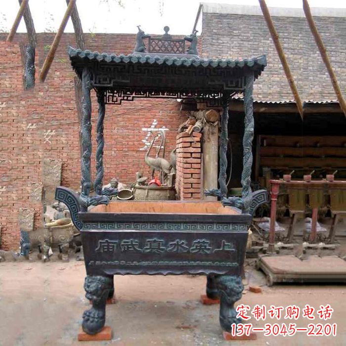 江苏现代铜香炉