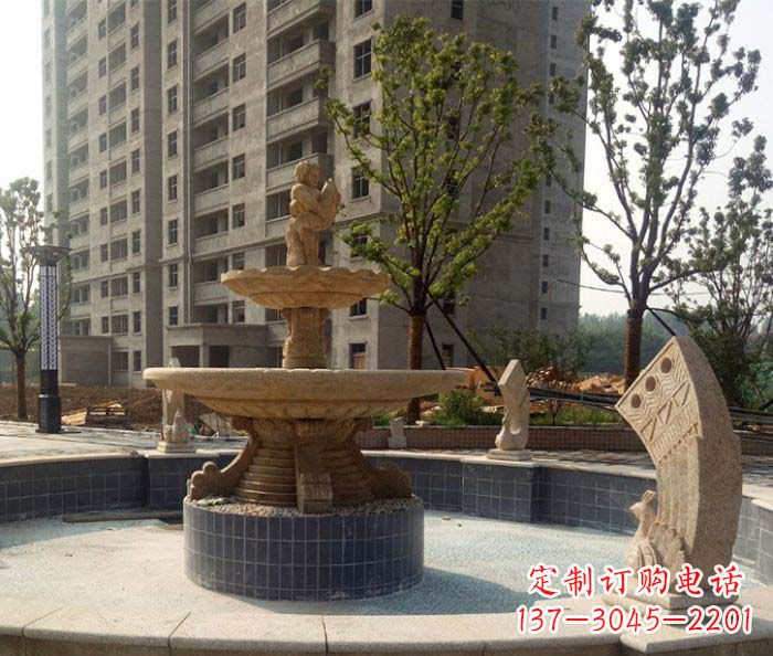 江苏小区景观大型喷泉石雕